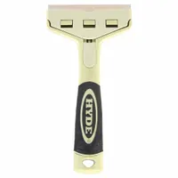HYDE Scraper: Bld. Mat. Carbon Steel, Hdl. Mat. Plastic/Rubber, Stiff, Straight Bld. Shape (MPN 33250)