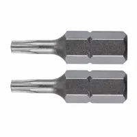 IRWIN Insert Bit: Insert Bit, T10 Bit Size, Imperial/Metric, Torx® Head, T10 Bit Industry Size, 2 PK (MPN IWAF21TX102)