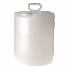 Swing-Handle Round Carboy, 20 L, Colorless, 70-400 mm Screw Closure