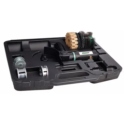 SPEEDAIRE Air Angle Grinder: 4 in Wheel Dia, 0.5 hp Horsepower, 3,500 RPM Max. Speed - Standard Reach Air-Powered Angle Grinders