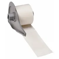 Wraparound Label: 4 in x 1 1/2 in, 1 1/2 in, Vinyl, White (Matte), For 1 AWG to 500 kcmil Wire Gauge (MPN M7-33-427)