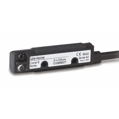 EATON Photoelectric Sensor: M18 Threaded, Built-in Connector, 4 - Pin Micro - Cylindrical Sensors with Built-in Connectors