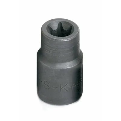 SK PROFESSIONAL TOOLS Socket: 3/8 in Drive Size, E10 Socket Size, External Torx, Std - 3/8" Drive External Torx Hand Sockets