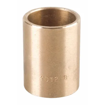 BUNTING BEARINGS Sleeve Bearing: Bronze, 4 in Bore, 4 1/2 in OD, 4 in Lg - General Purpose Metallic Sleeve Bearings