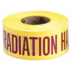 APPROVED VENDOR Caution Radiation Hazard Barrier Tape