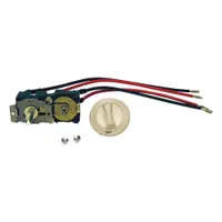 CADET Built-In Thermostat Kit: Built-In, 22 A, Fits 500 to 2000 W kW, 120/208/240V AC, Knob/Screws (MPN CTT2A)