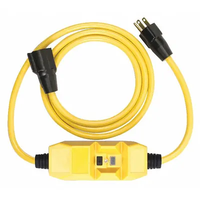 SOUTHWIRE GFCI: Manual Reset, 6 ft Lg, 12/3, 6-20P Plug, 20 A Current, 240V AC - Inline GFCI Cords