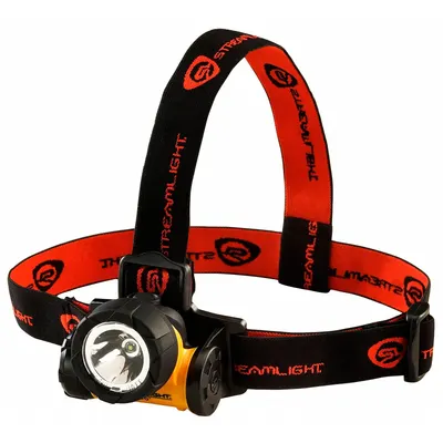 STREAMLIGHT Safety-Rated Headlamp: 150 lm, 3 hr Run Time at Max. Brightness, 190 m Max Beam - Headlamps