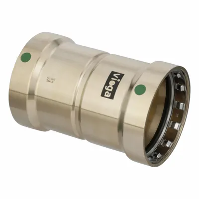 VIEGA MEGAPRESS Transition Coupling: Coupling Body - Copper & Bronze Press Tube Fittings for Dissimilar Materials