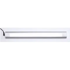 Aluminum LED task light with a 30 1/8-inch overall width. Includes a magnetic angle mount for flexible positioning on metal surfaces. Provides focused illumination for industrial workstations, assembly lines, and machine tools.