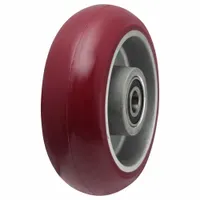 ALBION Caster Wheel: 8 in Wheel Dia., 2 in Wheel Wd, Polyurethane, 1,500 lb Load Rating, Aluminum (MPN AX0822808MAX)