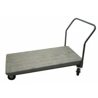 R.W. ROGERS Platform Truck: 2,000 lb, 55 in L x 27 in W x 39 1/2 in H Overall Dim., Gray, Plastic (MPN RWR-FB-N2448)