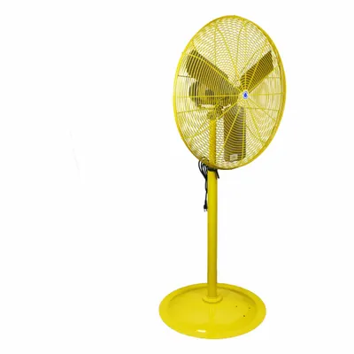 SCHAEFER Circulation Fan: 30 in Blade Dia, 2 Speeds, 1/2 hp Motor HP, Oscillating - High-Visibility Industrial Pedestal Fans