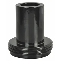 This bung adapter connects a pump or hose to a drum or container opening for fluid transfer. It is compatible with manufacturer model number 5UWF2. Commonly used in industrial fluid handling and maintenance applications.