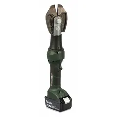 Cordless bolt cutter designed for cutting 3/8 in diameter soft-steel locks and bolt seals. Operates on the Makita 18V LXT platform. Includes two batteries. Suitable for cutting fasteners in maintenance, utility, and security applications.