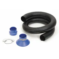 HAKKO Fume Extractor Duct Kit: 4.5 in Nozzle Wd, 3.9 ft Overall Lg, For Use With FA430 (MPN C1572)