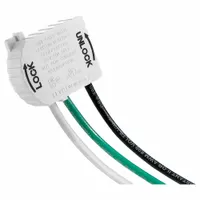 Receptacle Wiring Module: Lev-Lok, 125V AC, 20 A, 3 Wire, 6 in Wire Lg (MPN MSTWL-A)