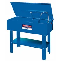 WESTWARD Parts Washer: For Water-Based Solution Base Type, Flush, Steel, 40 gal Fluid Capacity, 120V