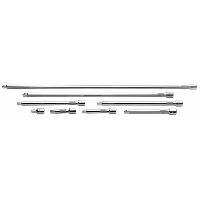 SK PROFESSIONAL TOOLS Socket Extension Set: 3/8 in Input Drive Size - Wobble Hand Socket Extension Sets
