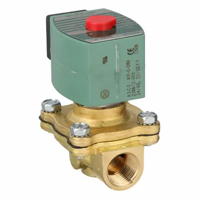REDHAT Solenoid Valve: 2-Way, Normally Closed, 1/2 in Pipe Size, 24V AC, High Flow - 2-Way/2-Position, Normally Closed Solenoid Valves