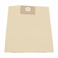 Standard replacement bag for Dayton brand shop vacuums. Made of 1-ply paper for dry debris collection. Suitable for capturing dust and dry particles in workshop or industrial cleanup tasks.