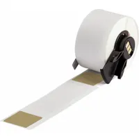 Wraparound Label: 4 in x 1 in, 1 in, Vinyl, Brown (Matte), For 1 AWG to 500 kcmil Wire Gauge (MPN M6-23-427-BR)