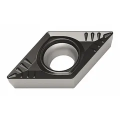 Diamond indexable turning inserts for precision turning operations. Designed for machining non-ferrous materials, composites, and abrasive alloys. The diamond cutting material provides high wear resistance and improved surface finish.