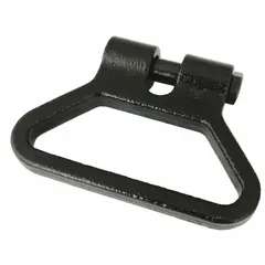 This end chain hoist ring assembly is a replacement part for Dayton hoists. It connects the load chain to the hoist hook, enabling lifting and lowering of loads in material handling applications.