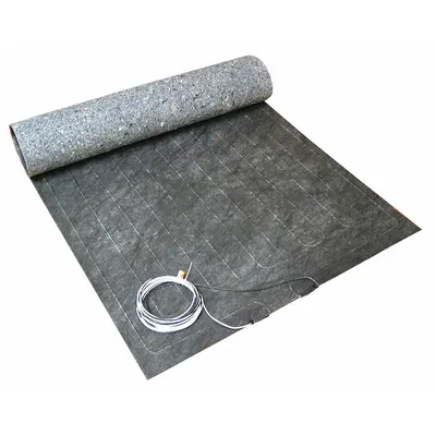 THERMOSOFT Under Floor Electric Heating System: 543 W Watt Output, 20 ft Overall Lg - Under Floor Electric Heating Systems