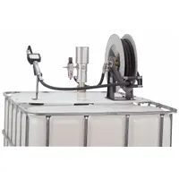 LIQUIDYNAMICS INC. Air Drum Pump: 5:1, 4.6 gpm Max. Flow Rate, 14,000 cps Max. Viscosity, Steel (MPN 970011-30)