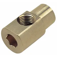 This 90° threaded pipe elbow is designed for high-pressure fluid or gas systems. With a 1/8 in x 1/16 in pipe size and a maximum operating pressure of 1,200 psi, it provides a reliable directional change in piping runs. The fitting measures 1 1/4 in in length