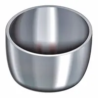 Crucible: 25 mL Capacity - mL, 44 mm Dia, 22 mm Overall Ht, Polished, Zirconium (MPN 790-119)
