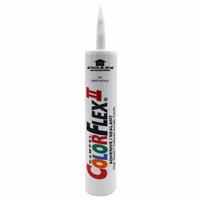 ACROVYN Color Match Caulk Driftwood, 10.5 fl oz, Water Soluble - Color Match Caulking