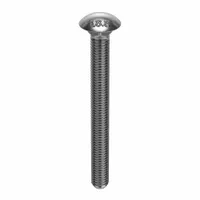 Carriage Bolt: Square Neck, 1/2"-13 Thread Size, 4 in lg, Stainless Steel, 18-8, NL-19, 5 PK (MPN FBCB124P5)