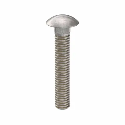 USA INDUSTRIALS Carriage Bolt: Square Neck, 3/8"-16 Thread Size, 2 1/4 in lg, Stainless Steel - 18-8 Stainless Steel Square Neck Carriage Bolts