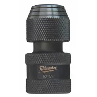 MILWAUKEE Impact Adapter: 1/2 in Input Drive Size, Black Oxide, 1/4 in Output Drive Size, Hex (MPN 48-03-4410)