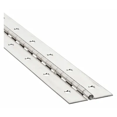 OEM Steel Full Surface-Mount Piano Hinge, 30 in Leaf Ht, 1 in Leaf Wd - Full Surface-Mount Piano Hinges
