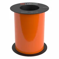 LabelTac 9 Standard Supply: 7 in x 75 ft, Vinyl, Orange (Gloss), Indoor/Outdoor (MPN LT706-C)