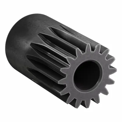 KHK GEARS Spur Gear: Module m 1, 16 Teeth, 8 mm Bore Dia, Black Oxide Coated Carbon Steel - Metric Spur Gears with Standard Hub