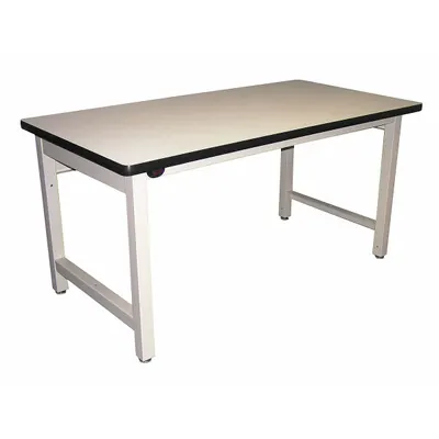 PRO-LINE Workbench: Adj Ht, Laminate, 60 in x 30 in, 5,000 lb Overall Load Capacity - Heavy-Duty Open-Base Workstations
