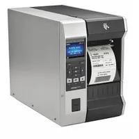 ZEBRA Industrial Printer: 4.09 in Max. Print Wd, Tear Off Dispensing, Wired, Push Button, ZT600 (MPN ZT61043-T0101A0Z)