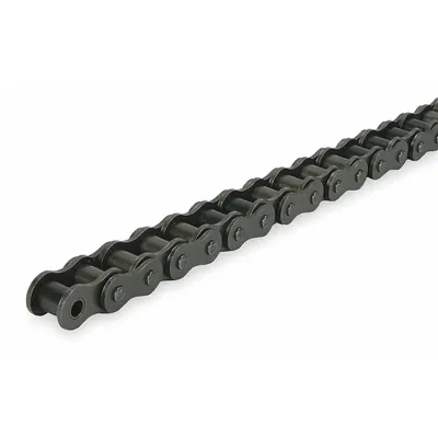 Dayton Roller Chain: Single Strand, 50, 5/8 in Pitch, Steel, 100 ft Overall Lg - Standard Roller Chains