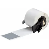 Wraparound Label: 6 in x 1 1/2 in, 1 1/2 in, Vinyl, Gray (Matte), For 0.64 in to 1.43 in Wire Dia (MPN M6-34-427-GY)