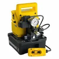ENERPAC Electric Pump: 5,000 psi Max. Op Pressure, 25 cu in/min Max. Flow Rate, 1/2 hp Max. HP (MPN WUD1301B)