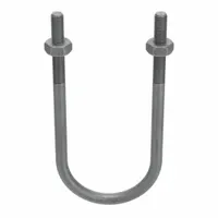 Standard U-Bolt: 1/2"-13 Thread Size, For Pipe Size 3 in, 8 1/2 in Inside Ht, Steel, 5 PK (MPN U17244.050.0301)