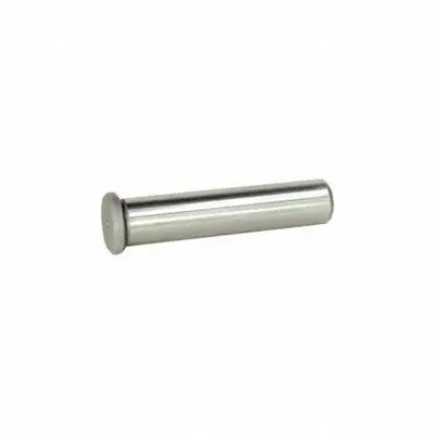 PCS Leader Pin: Hardened Steel, 1 in Nominal Pin Dia, 1 1/4 in Press Fit Lg - Straight Leader Pins