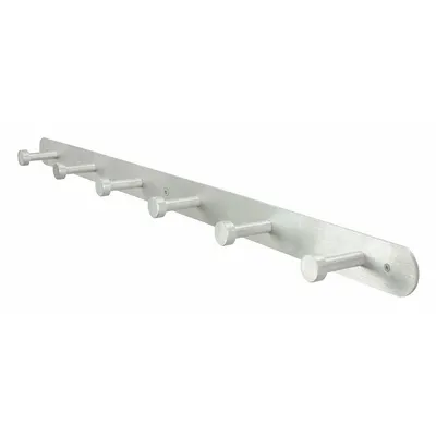 OEM Garment Hook Rack: 6 Hooks - Wall-Mount Coat Hooks