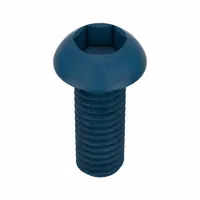 Socket Head Cap Screw: M6x1.00 Thread Size, 16 mm Lg, Button, Blue Phosphate, Alloy Steel, 25 PK (MPN UST187523)