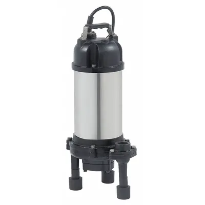 Dayton Grinder Pump: Single Phase, 2 hp, 230V AC, 42 gpm @ 10' of Head, 1 1/4 in FNPT - General Purpose Sewage Grinder Pumps