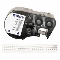 Combined Label and Ribbon Cartridge: 1/2 in x 1 in, 1 in, Autoclavable Nylon/Cryogenic Nylon (MPN M4-131-499)